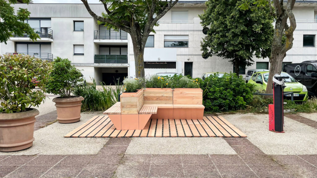 Purpl Solutions - Équipement urbain modulaire - Projet Sceaux